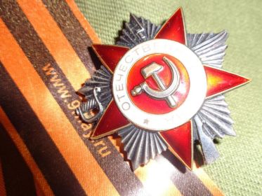 Орден Великой Отечественной войны II степени N 5394974