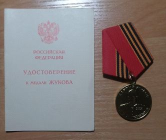 Медаль Жукова