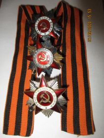 Ордена отечественной войны трёх степеней