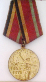 Юбилейная медаль «Тридцать лет Победы в Великой Отечественной войне 1941-1945 гг.»