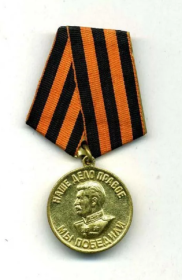 Медаль "За победу над Германией в ВОВ 1941-1945г.г."