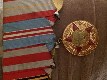 Медаль «50 ЛЕТ ВООРУЖЕННЫХ СИЛ СССР»
