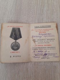 Медаль за взятие Берлина
