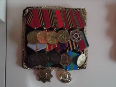 Медали, в том числе, "За боевые заслуги" и "За Победу над Германией