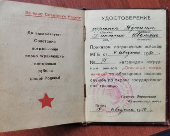 Отличный пограничник