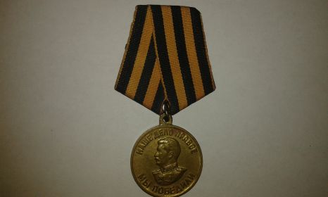 Медаль за Победу над Германией в Великой Отечественной войне