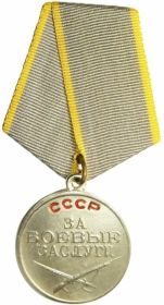 Медаль "За боевые Заслуги"