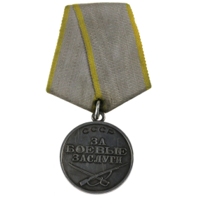 Медаль "За Боевые Заслуги" № 3087931