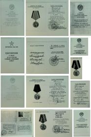 7. Юбилейные медали: 20 лет, 25 лет, 30 лет, 40 лет победы в Великой Отечественной войне; 50 лет, 70 лет вооруженных сил СССР.