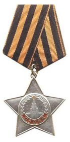 Орден Славы III степени. 1944 год