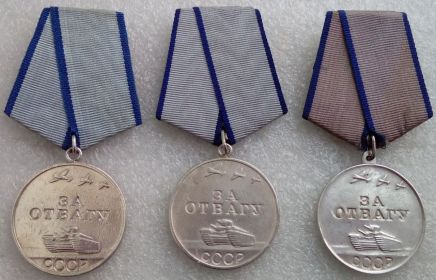 Медали за отвагу
