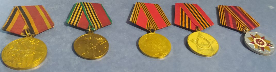 Юбилейные медали Победы в Великой Отечественной войне