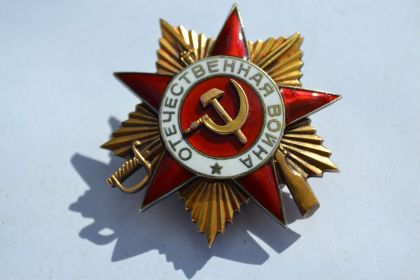 Отечественной войны 1-й степени