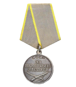Медаль "За боевые заслуги" №973521
