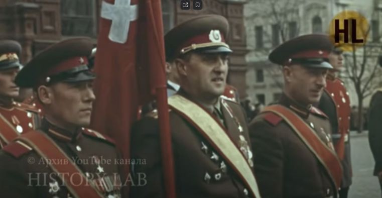 Парад в Москве 9 мая 1965 года. The Moscow Victory day parade 1965.