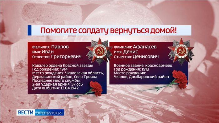 Новгородские поисковики подняли останки  солдат Чкаловской области