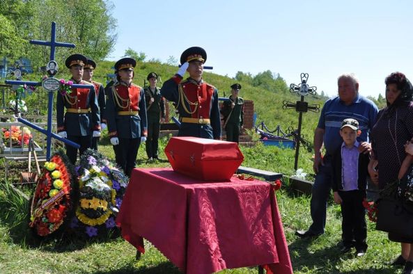 В Оренбургской области перезахоронили останки солдата