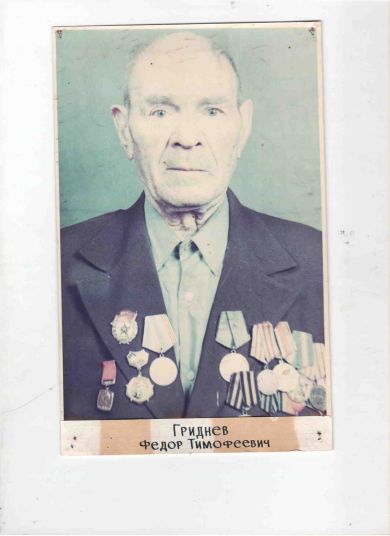 Гриднев  Фёдор Тимофеевич