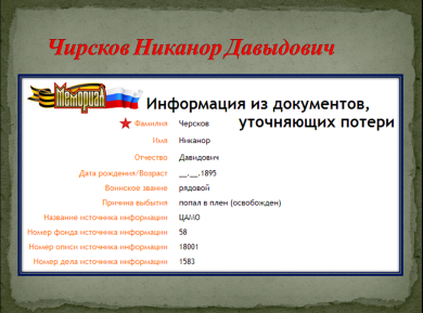 Чирсков Никанор Давидович