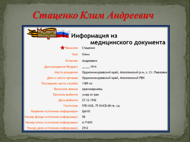 Стаценко Клим Андреевич