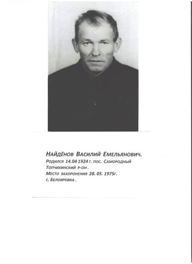 Найдёнов Василий Емельянович