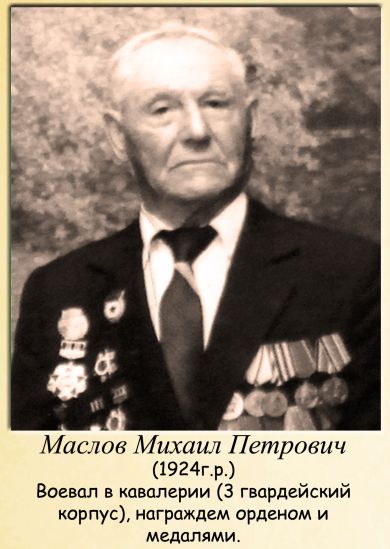 Маслов Михаил Петрович