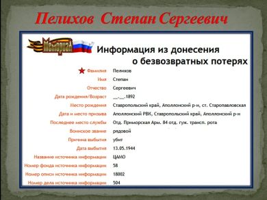 Пелихов Степан Сергеевич