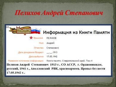 Пелихов Андрей Степанович