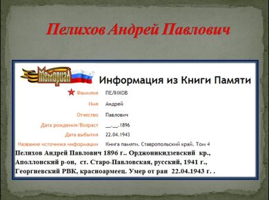 Пелихов Андрей Павлович