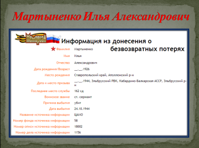 Мартыненко Илья Александрович