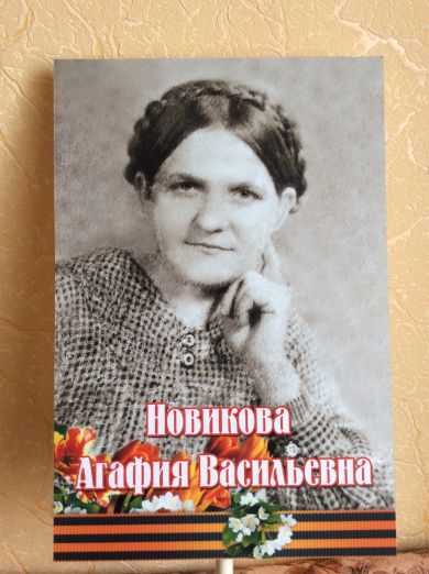 Новикова (Бартенева) Агафия Васильевна 