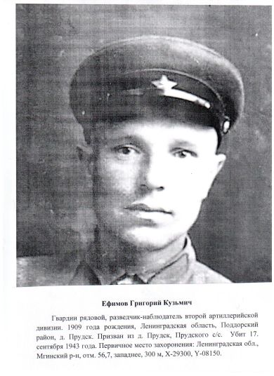 Ефимов Григорий Кузьмич