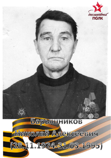 Барышников Николай Алексеевич (28.11.1924-31.03.1995)