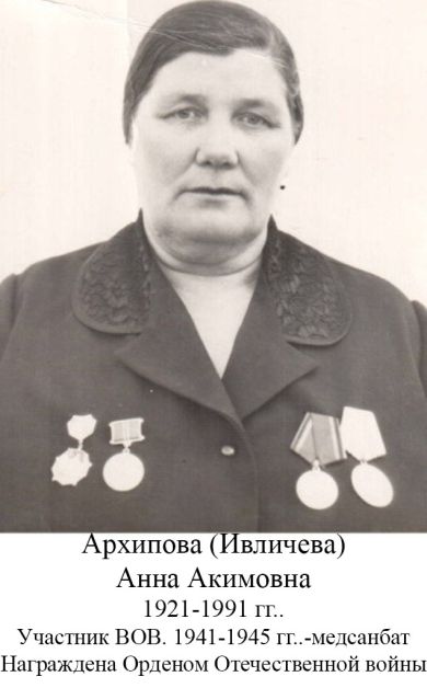 Архипова Анна Акимовна