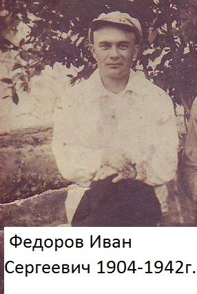 федоров иван сергеевич 1904-1942
