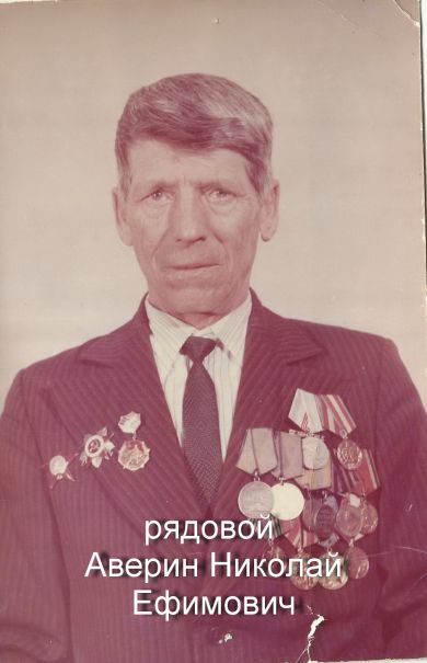 Аверин Николай Ефимович