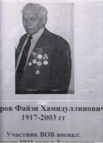 Закиров Файзи Хамидуллинович