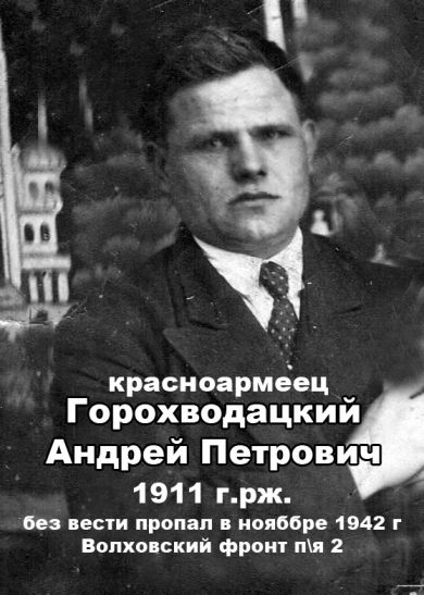 горохводацкий андрей петрович