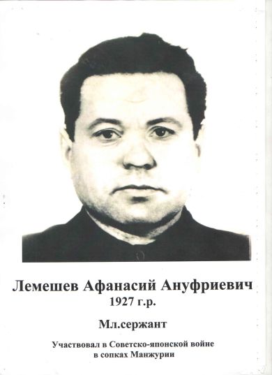 Лемешев Афанасий Ануфриевич