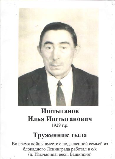 Иштыганов Илья Иштыганович