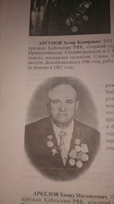 Аргунов Хусин Дадымович
