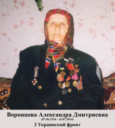 Воронцова Александра Дмитриевна