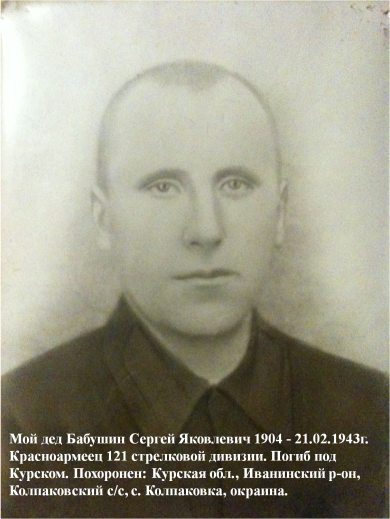 Бабушин Сергей Яковлевич