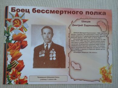 Шевцов Дмитрий Евдокимович