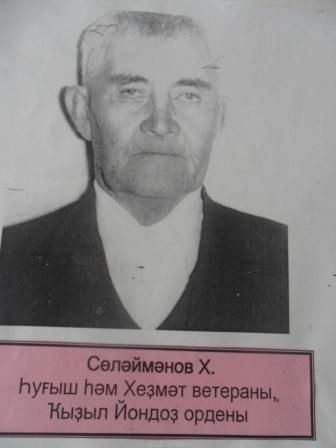 Сулейманов Халиулла Мухтабарович