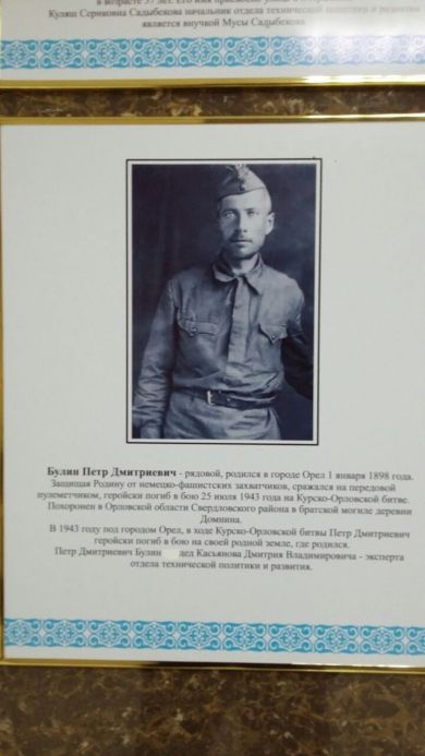 Булин Петр Дмитриевич