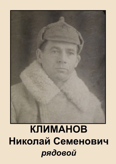 Климанов Николай Семенович