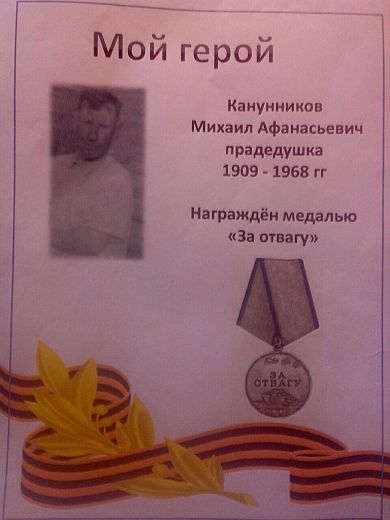 Канунников Михаил Афанасьевич