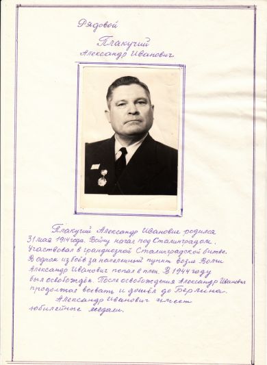 Плакучий Александр Иванович