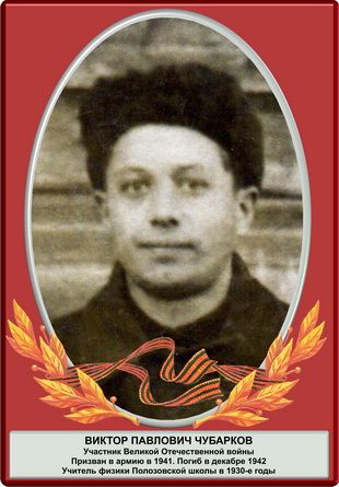 ЧУБАРКОВ ВИКТОР ПАВЛОВИЧ